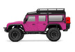 Traxxas 97054-1 Pink 1/18 TRX-4m Scale and Trail Crawler with Land Rover Defender Body