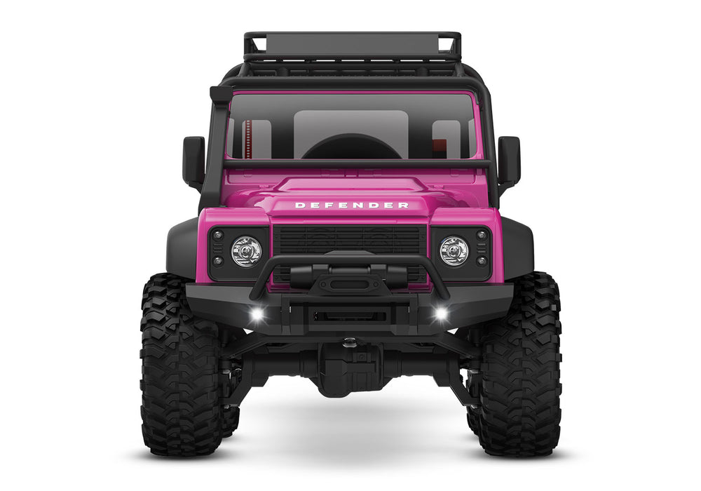 Traxxas 97054-1 Pink 1/18 TRX-4m Scale and Trail Crawler with Land Rover Defender Body