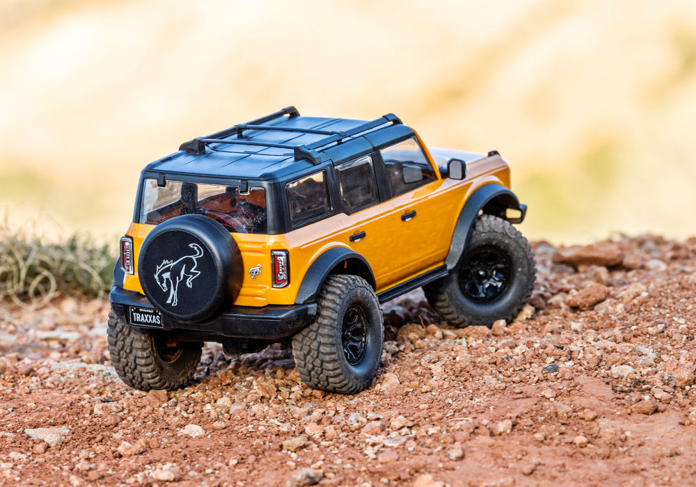 Traxxas 97074-1 Orange 1/18 TRX-4m Scale and Trail Crawler with Ford Bronco Body