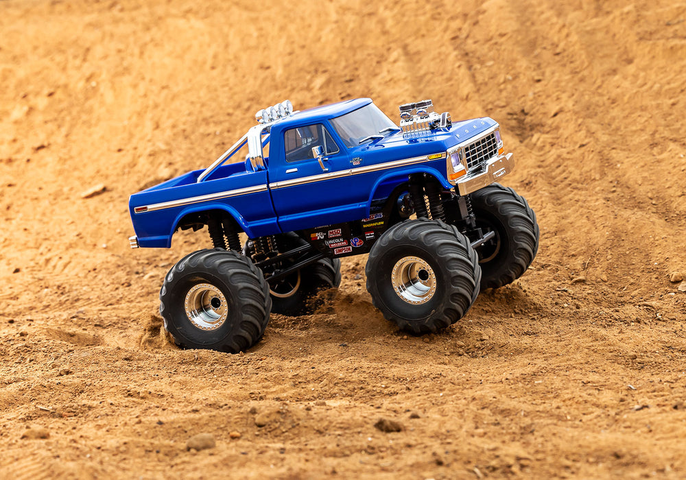 Traxxas 98044-1 Blue 1/18 TRX-4MT Ford F-150 Truck Monster Truck