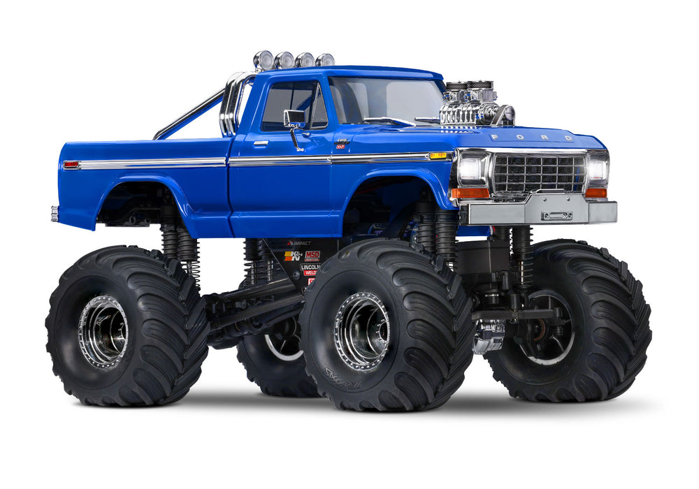 Traxxas 98044-1 Blue 1/18 TRX-4MT Ford F-150 Truck Monster Truck