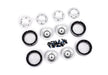 Traxxas 9881 TRX-4M 1" Silver Aluminum Beadlock Wheels 4 Pack