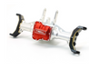 Treal Hobby Aluminum Front Axle Housing for Traxxas TRX-4M w/Brass C Hubs (Silver) X003QX7DWH