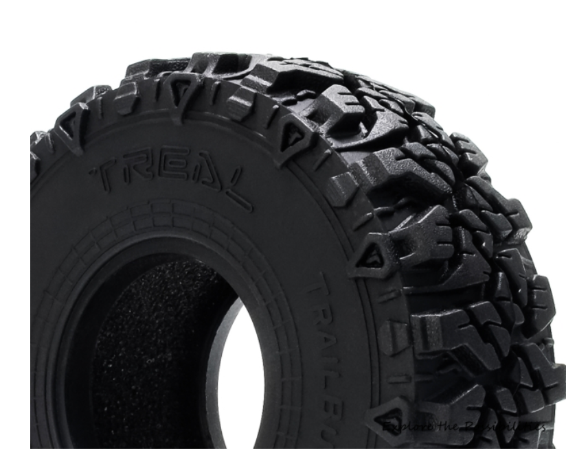 Treal Hobby Trailburner 1.0" Micro Crawler Tires (4) X003V596Q1