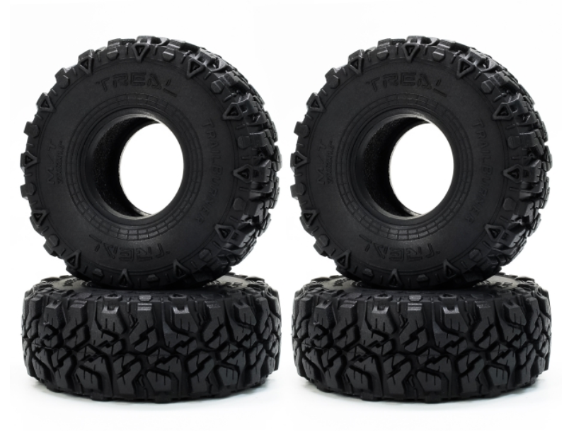 Treal Hobby Trailburner 1.0" Micro Crawler Tires (4) X003V596Q1
