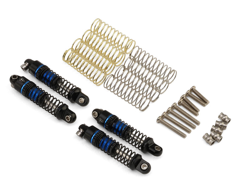 Treal Hobby TSCX30-106 Axial SCX30 23mm Blue Aluminum Threaded Oil-fillable Shocks