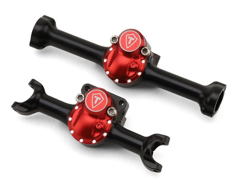 Treal Hobby TSCX30-92 Axial SCX30 Vintage Style 7075 Black Aluminum Axles Set