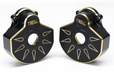 Treal Hobby (X0023F5BFF) Black 93g Brass Outer Portal Cover for TRX-4 TRX-6