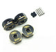 Treal Hobby (X002CL5231) Brass 8mm Wheel Adapter Hubs for Element Enduro (4 Pack)