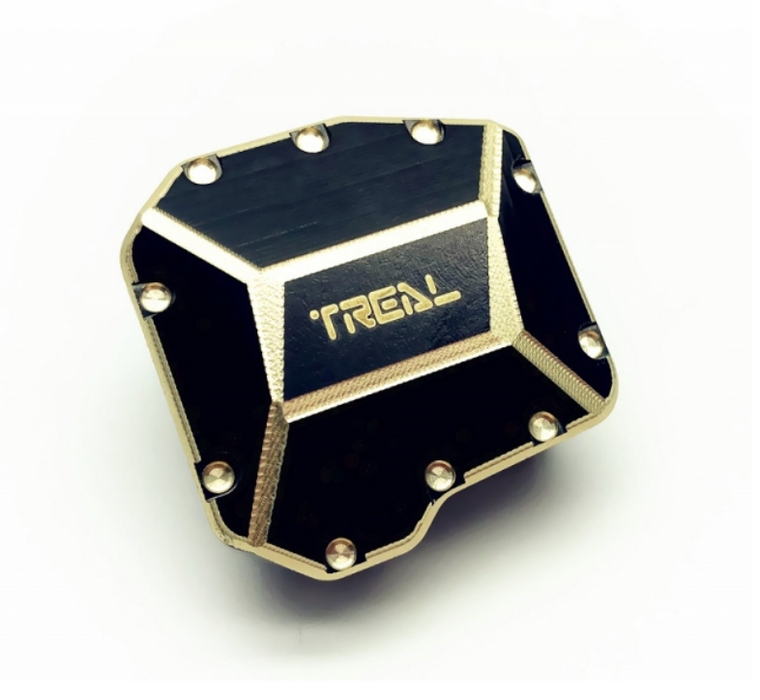 Treal Hobby (X002IAZ3FD) Brass Differential Cover 51g for Portal Axle SCX10iii