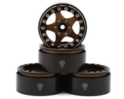 Treal Hobby (X002VQU3XB) Bronze Black 1.9" Type E Classic 5 Spoke Beadlock Wheels 4 Pack