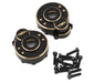 Treal Hobby (X002WKIFDL) Black 42g Brass Portal Drive Cover for TRX-4 2 Pack