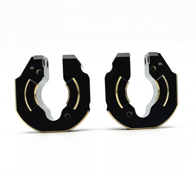 Treal Hobby (X003017K9B) SCX10 iii Black Brass Rear Counterweight (58g) 1 Pair