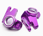 Treal Hobby (X0034F9KB9) Purple Aluminum Left/Right Front Hubs for SCX6