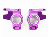 Treal Hobby (X0034F9KB9) Purple Aluminum Left/Right Front Hubs for SCX6