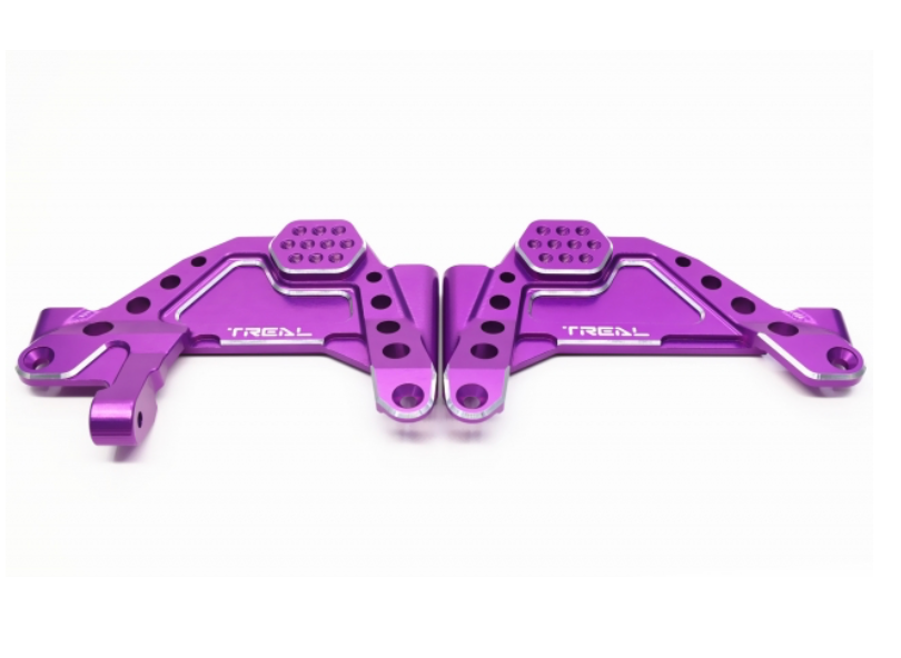 Treal Hobby (X0034GM8R1) Purple Aluminum Front Shock Towers with Panhard for SCX6