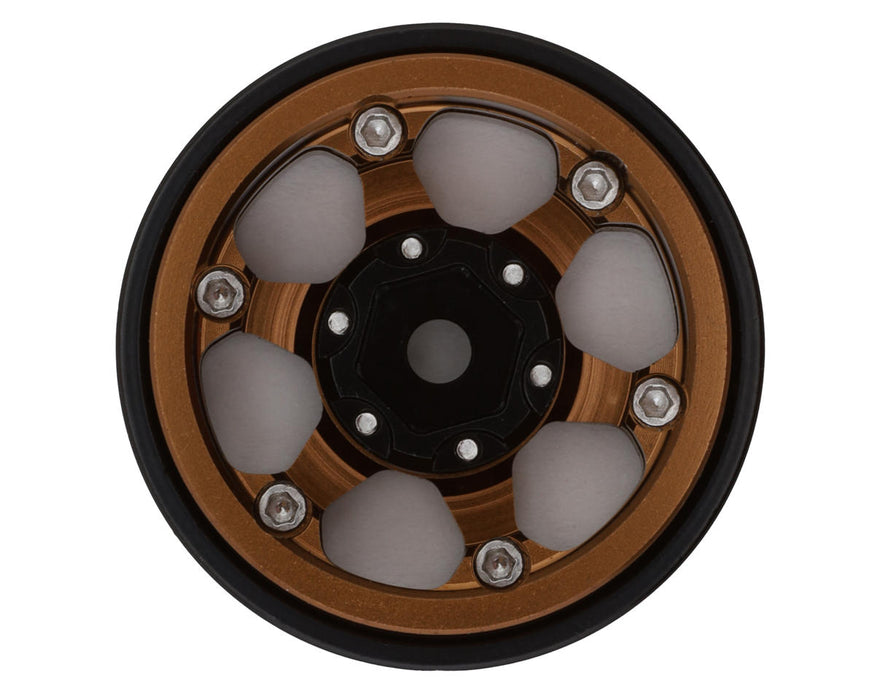 Treal Hobby (X00396G9N5) 1.0" Type D Concave 6 Spoke Bronze Beadlock Wheels 4 Pack