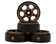 Treal Hobby (X00396G9N5) 1.0" Type D Concave 6 Spoke Bronze Beadlock Wheels 4 Pack