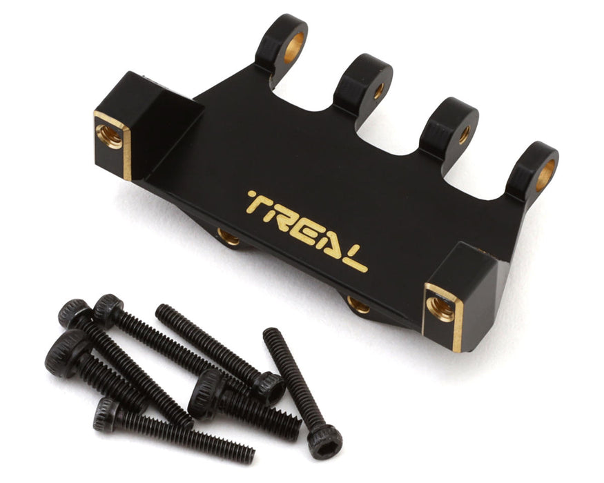 Treal Hobby (X003C2JJ6P) Black 8.7g Brass Servo Mount (EMAX/EcoPower) for SCX24