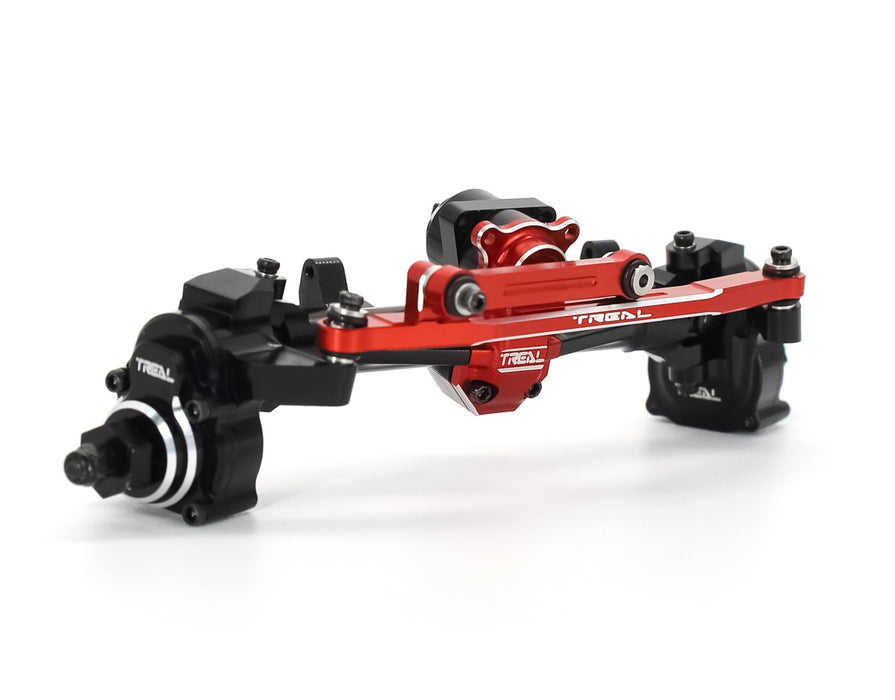 Treal Hobby (X003DWBSBN) Black Aluminum Front Axle Housing with Upgrade Kit for SXC24