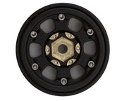 Treal Hobby (X003FMJ1V5) 1.0" Brass Type B 6 Spoke Black Beadlock Wheels 4 Pack