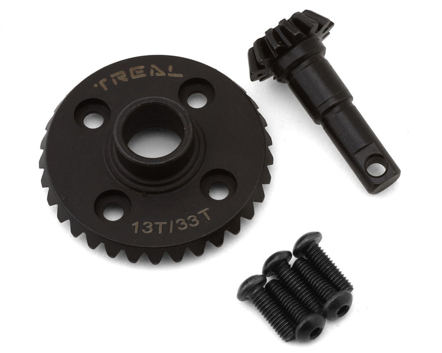 Treal Hobby (X003J67MXB) Steel 13T/33T Overdrive Differential Gears for Traxxas TRX-4