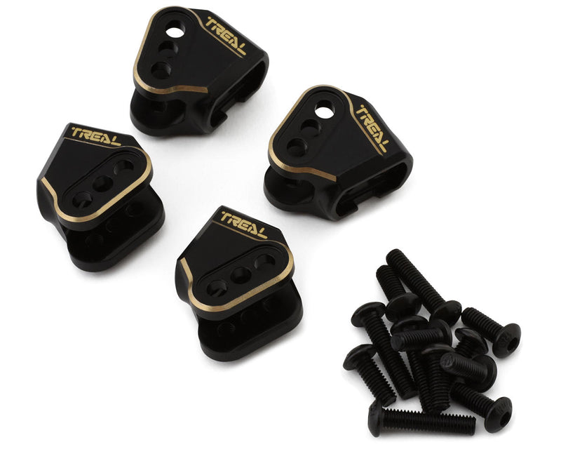 Treal Hobby (X003KR93DB) Black 44.4g Brass Lower Link Mounts for Redcat Gen9