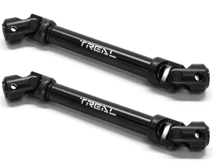 Treal Hobby (X003W4HLG3) Hardened Steel Driveshafts 2 for Capra UTB and SCX10iii