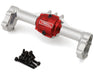 Treal Hobby (X0048D6ELP) Silver 7075 Aluminum Rear Axle Housing with Hubs for Ascent-18