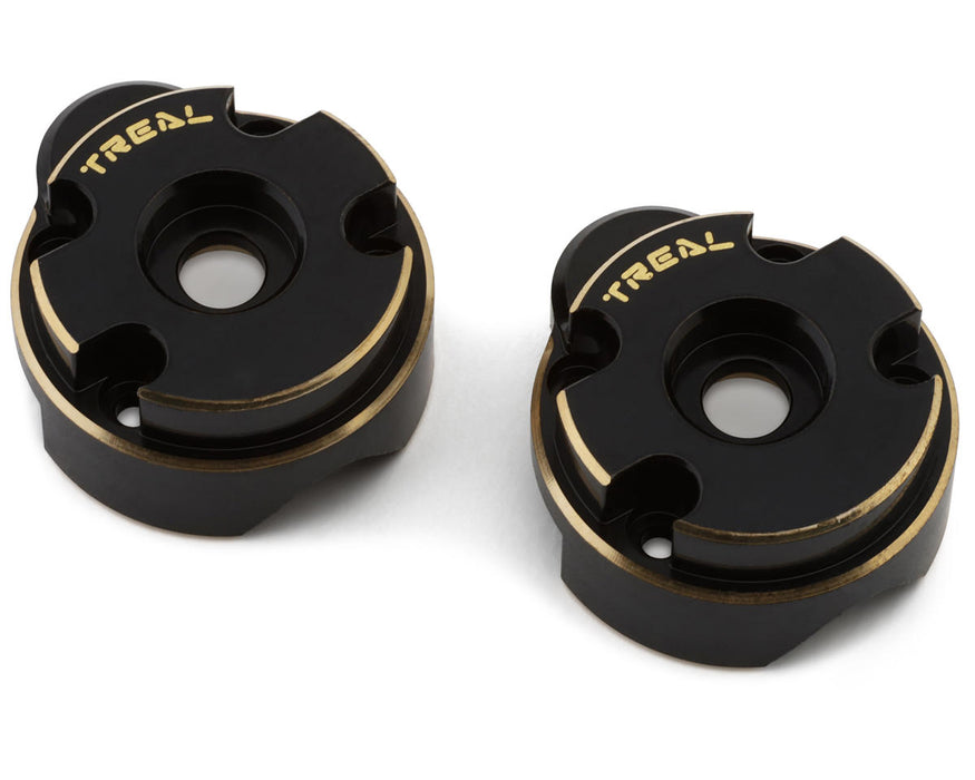 Treal Hobby (X0048D6ELZ) Black 47.4g Brass Outer Portal Covers for Ascent-18