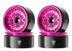 Treal Hobby (X004DV9AG3) Pink 1.9" Type V Aluminum Beadlock Wheels Set of 4