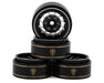 Treal Hobby (X004LUOJ5D) Silver 1.0" Type L Aluminum Cyclone Beadlock Wheels Set of 4