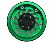 Treal Hobby (X004UDWH87) Green 1.9" Type L Aluminum Cyclone/Whirlwind Beadlock Wheels Set of 4