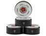 Treal Hobby (X004YA05PD) 1.9" White Aluminum Retro-Style Vintage Wagon Crawler Beadlock Wheels (Set of 4)