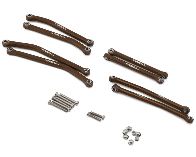 Treal Hobby (X00556KI2F) Axial SCX30 Bronze Aluminum High Clearance Suspension Links Set