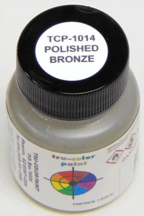 Tru-Color 1014 Polished Bronze 1oz Acrylic Model Paint