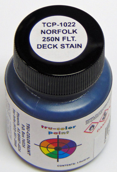 Tru-Color 1022 Norfolk 250N Flight Deck Stain 1oz Acrylic Model Paint