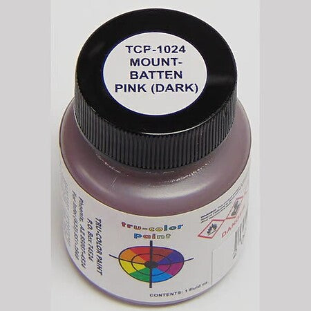 Tru-Color 1024 Mountbatten Pink 1oz Acrylic Model Paint
