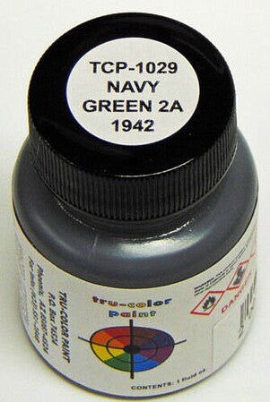 Tru-Color 1029 Navy Green 2-A 1942 1oz Acrylic Model Paint