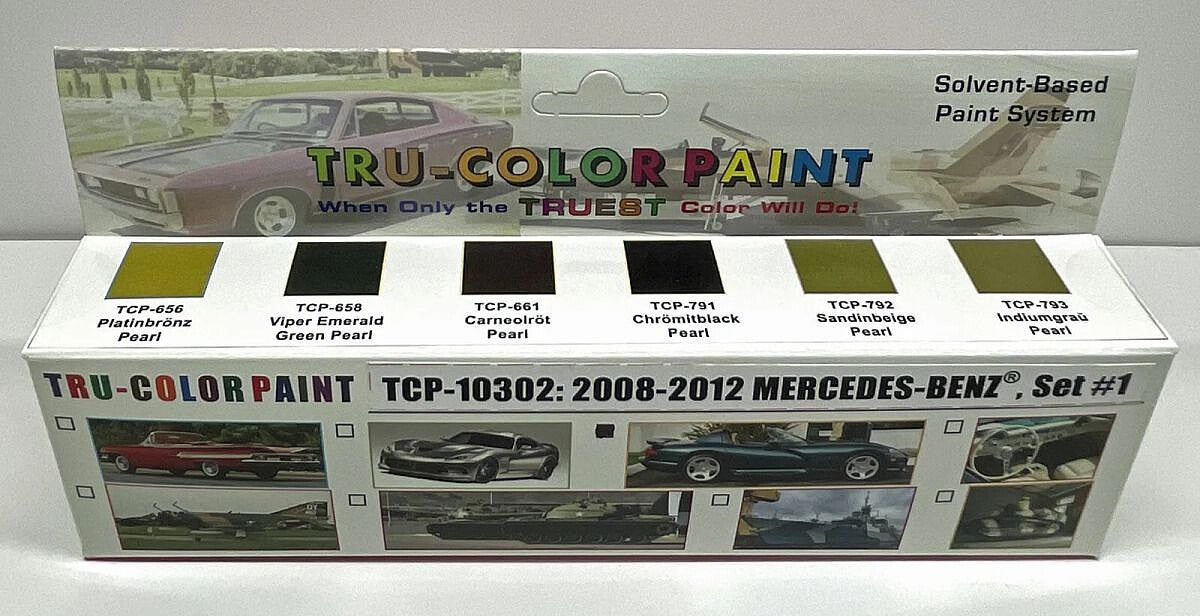 Tru-Color 10302 2008-2012 Mercedes Benz Paint Set #1 (6)
