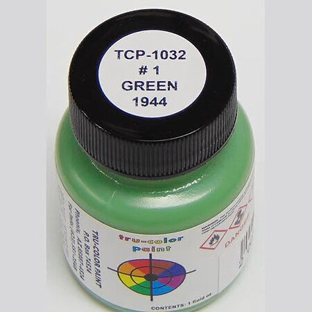 Tru-Color 1032 #1 Green 1944 1oz Acrylic Model Paint