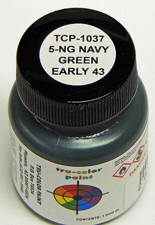 Tru-Color 1037 5-NG Navy Green 1943 1 oz. Acrylic Model Paint
