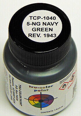 Tru-Color 1040 5-NG Navy Green 1oz Acrylic Model Paint