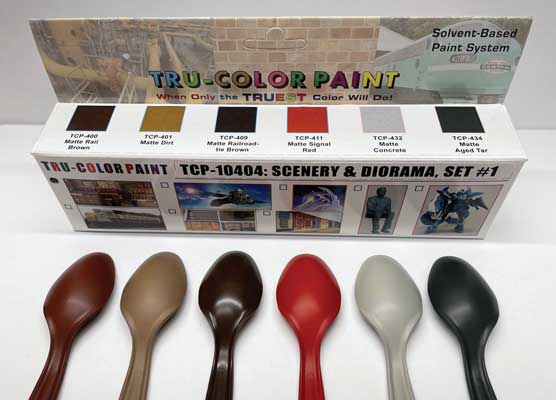 Tru-Color 10404 Scenery & Diorama Acrylic Paint Set #1 (6)