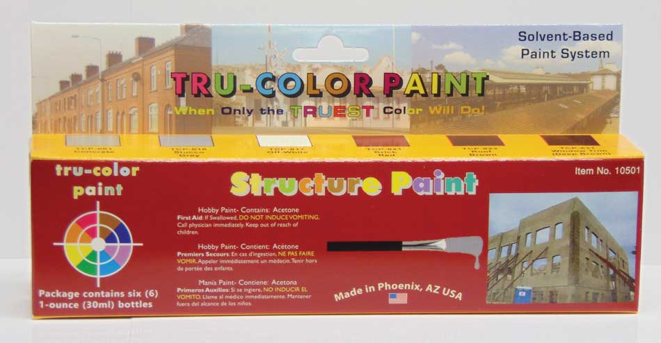 Tru-Color 10501 Brushable Structure & Bridge Set #1 (6)