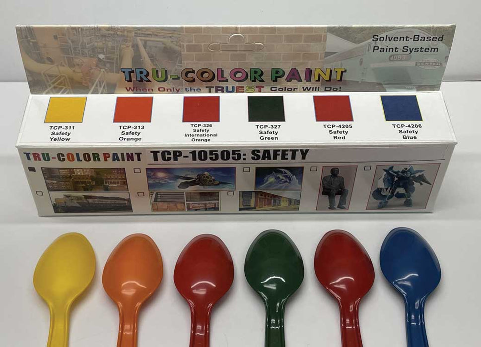 Tru-Color 10505 Scenery & Diorama: Safety Acrylic Paint Set #1 (6)