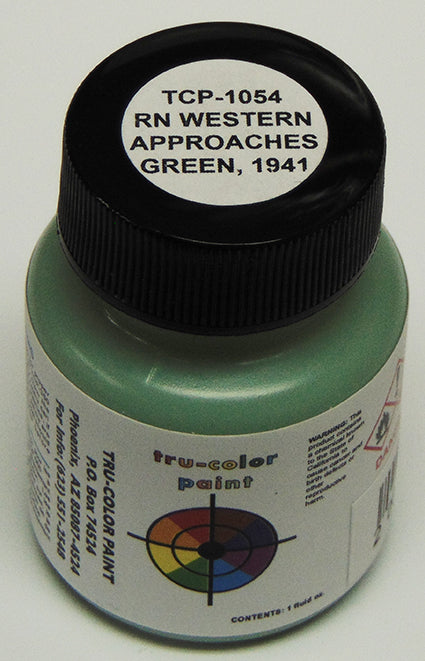 Tru-Color 1054 RN Western Approaches Green 1oz Acrylic Model Paint