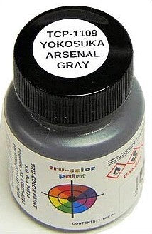 Tru-Color 1109 IJN Yokosuka Arsenal Gray 1oz Acrylic Model Paint