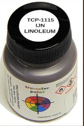 Tru-Color 1115 UN Linoleum 1oz Acrylic Model Paint