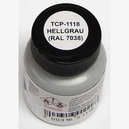 Tru-Color 1118 RAL 7038 Hellgrau 1oz Acrylic Model Paint — White Rose ...